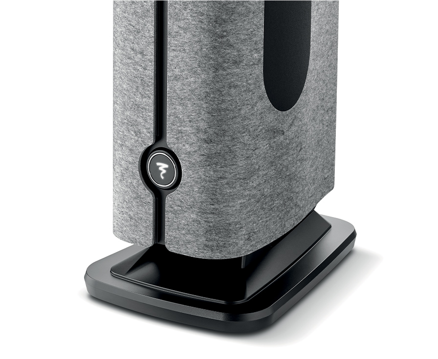 Focal Diva Utopia loudspeakers aluminum base