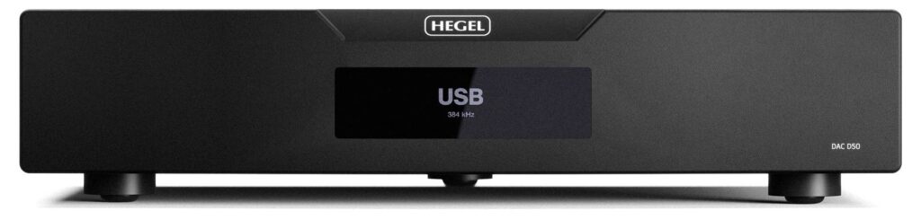 Hegel D50 DAC Front Panel