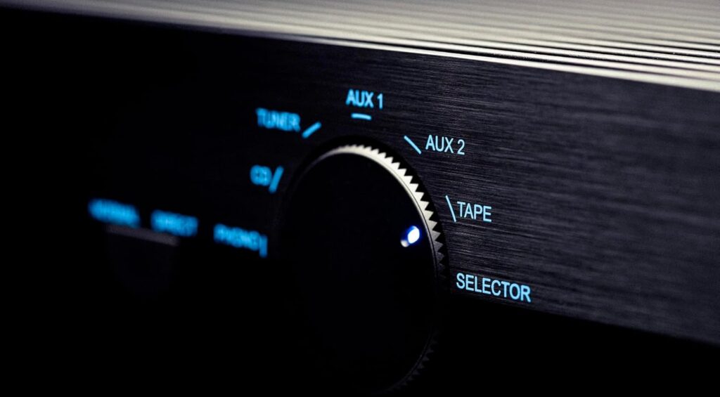 Musical Fidelity A1 input control knob