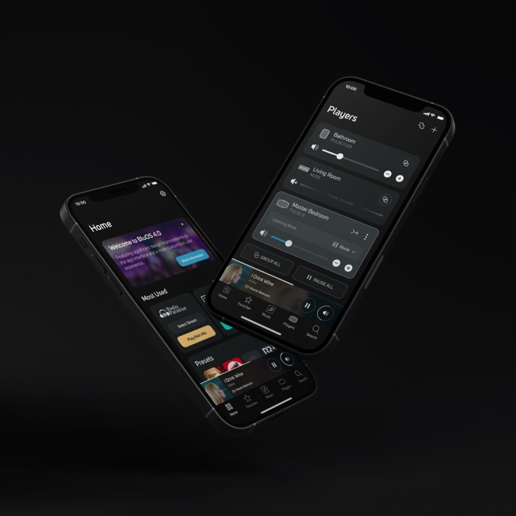 Bluesound BluOS App interface