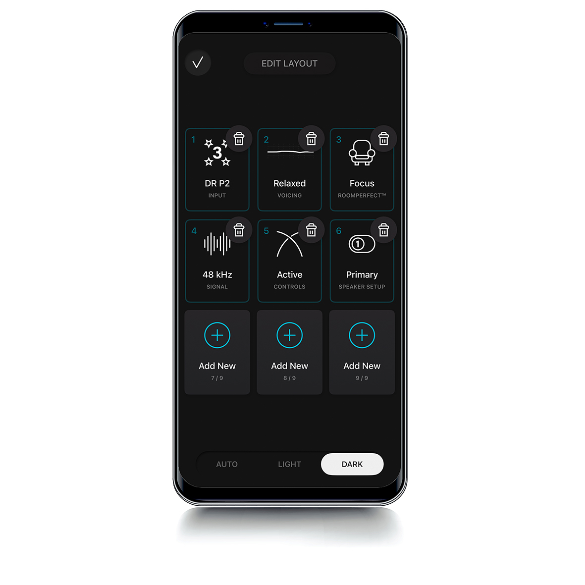 my Lyngdorf App interface demo