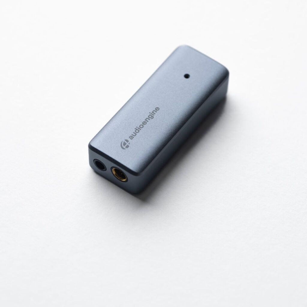 top view of the AudioEngine HXL portable DAC and headphone amplifier