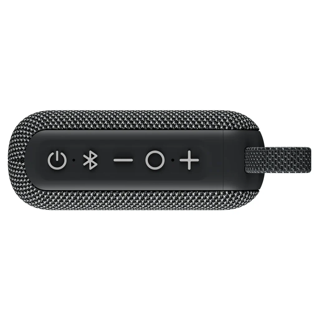 Control buttons of the Tribit PocketGo bluetooth speaker