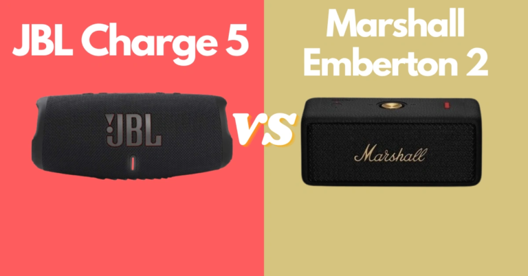 JBL Charge 5 VS Marshall Emberton II