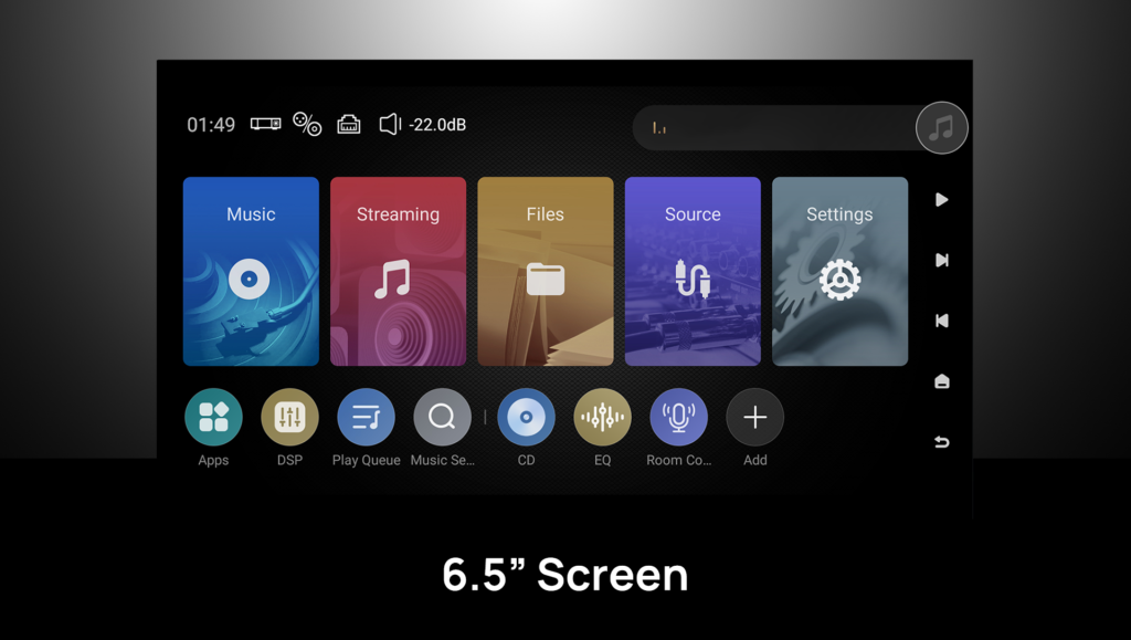 Eversolo DMP-A10 main screen