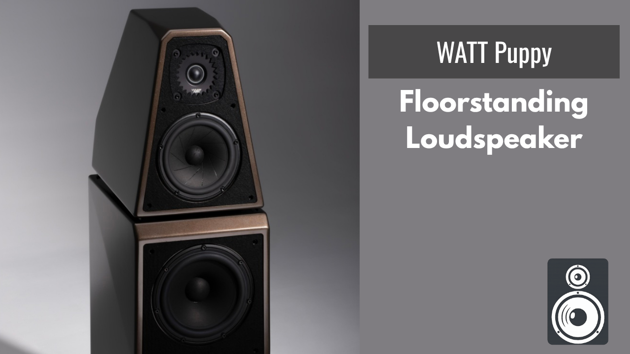 Wilson Audio WATT Puppy loudspeaker in Brown finish.